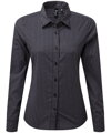 Atraktivní dámská kostkovaná košile Slim fit Premier