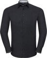 Russell pánská košile delší střih slim fit s kontrastem stretch bavlna