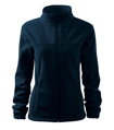 Dámská fleece mikina na zip dlouhý rukáv tmavě modrá navy