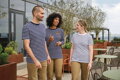 Dámské chinos kalhoty Liberty Slim fit elastické  Brook Taverner - Nezakončená délka 91 cm