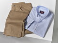 Pánské kalhoty chino Brunswick Tailored fit s pěti kapsami - Nezakončená délka 91 cm