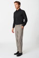 Pánské kalhoty Fabian Slim fit Brook Taverner Nezakončená délka 92 cm