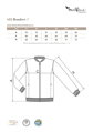 Pánská mikina na zip s elegantním límečkem Bomber Malfini Premium