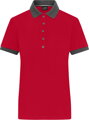 Dámské kontrastní bavlněné polo James & Nicholson