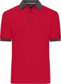 Pánské kontrastní bavlněné polo James & Nicholson