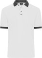 Pánské kontrastní bavlněné polo James & Nicholson