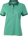 Dámské žerzejové melírované polo James & Nicholson
