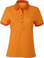 Dámské žerzejové melírované polo James & Nicholson