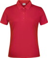 Dámské bavlněné piqué polo James & Nicholson