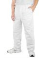 Kuchařské kalhoty bílé pánské - prodloužená délka
