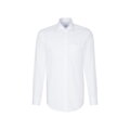 Pánská bílá oxford non iron košile s dlouhým rukávem regular fit Seidensticker