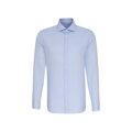 Pánská světle modrá nežehlivá Oxford košile Shaped fit s dlouhým rukávem Seidensticker