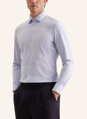 Pánská módní elastická košile slim fit Performance v modré barvě Seidensticker Non iron