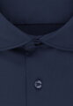 Pánská módní elastická košile slim fit Performance v tmavě modré barvě Seidensticker Non iron
