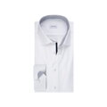 Nežehlivá slim fit obchodní košile s límečkem Kent v bílé barvě