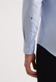 Pánská světle modrá košile Twill easy iron Cover dlouhý rukáv Seidensticker Slim fit