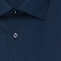 Pánská nežehlivá tmavě modrá košile Slim fit s krátkým rukávem Seidensticker