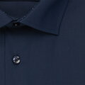 Pánská nežehlivá košile Slim fit s dlouhým rukávem tmavě modrá barva Seidensticker
