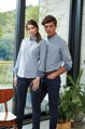 Dámská proužkovaná košile s kontrastem Oxford classic fit Easy Care Premier Stripes