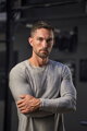Pánské sportovní tričko elastické CoolDry s dlouhým rukávem TEE JAYS