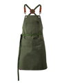 Stylová laclová zástěra Unisex Bib Apron 100% bavlna 