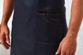 Vodoodpudivá denim zástěra s laclem District Premier