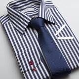 SmartMen pánská košile NAVY blue a modrá jednobarevná kravata