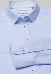 Dámská světle modrá upcyklovaná casual košile ETERNA 70% bavlna 30% lyocell