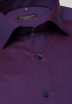 Pánská košile ETERNA Modern Fit modro fialová s knoflíčky tón v tónu Non Iron