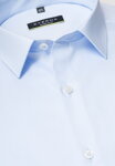 ETERNA Super Slim elastická košile pánská světle modrá nežehlivá úprava límec Mini Kent