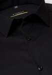 ETERNA Super Slim elastická košile pánská černá nežehlivá úprava límec Mini Kent 40