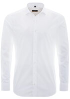 Pánská nežehlivá košile ETERNA Slim fit elastická bavlna dlouhý rukáv široce rozevřené špičky límečku