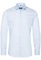 Světle modrá business košile k obleku ETERNA slim fit stretch non iron