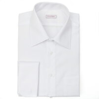 Bílá luxusní pánská košile na manžetové knoflíčky