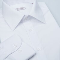 Firemní košile bílá pánská dlouhý rukáv 100 % bavlna SmartMen