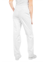 Dámské bílé kalhoty pro lékařky, kuchařky, do čistých provozů s prodlouženou délkou nohavic