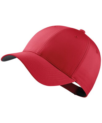 Unisex červená golfová kšiltovka Nike