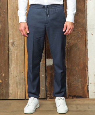 Pánské casual oblekové kalhoty Germanin Neo Blu