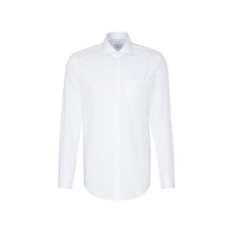 Pánská bílá oxford non iron košile s dlouhým rukávem regular fit Seidensticker