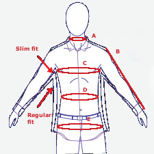 Pánské košile SmartMen - střih Slim fit a Regular fit