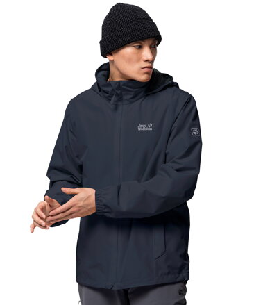 Pánská nepromokavá funkční bunda s kapucí Jack Wolfskin