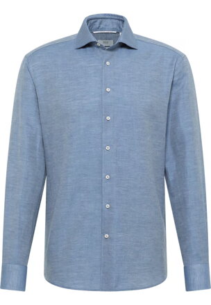 1863 BY ETERNA luxusní lněná košile Slim fit Easy Iron
