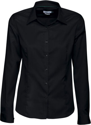 J. Harvest & Frost dámská bavlněná nežehlivá košile Regular fit černá
