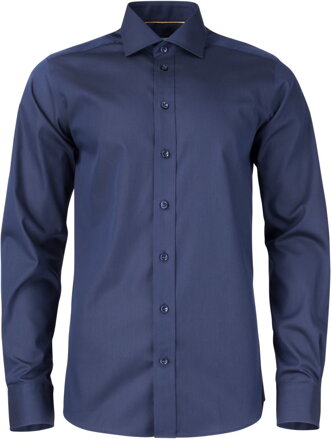  J. Harvest & Frost pánská nežehlivá košile s dlouhým rukávem Navy Regular