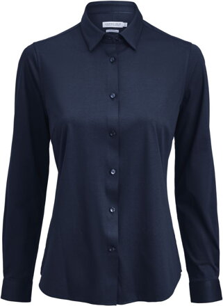  J. Harvest & Frost dámská košile Oxford s dlouhým rukávem Navy Modern Easy Care