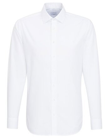 Pánská bílá nežehlivá košile Shaped fit Seidensticker Prodloužený rukáv