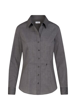 Dámská košile Slim fit s dlouhým rukávem Seidensticker šedá