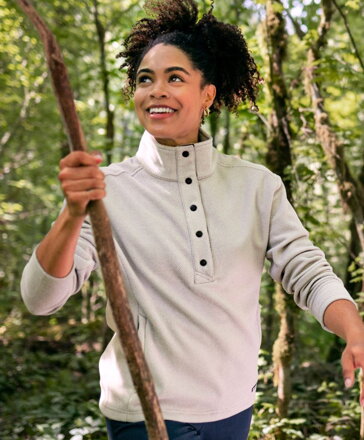 Dámská flísová mikina Hunts se zapínáním do 1/4 Cutter&Buck