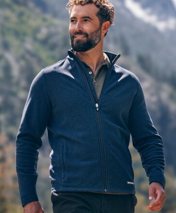 Pánská flísová celopropínací mikina na zip Hunts Cutter & Buck