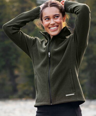 Dámská flísová celopropínací mikina na zip Hunts Cutter&Buck